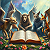Poetry: In the hush of dawn’s eternal meadow,  three beasts convene beneath a haloed moon,  their...